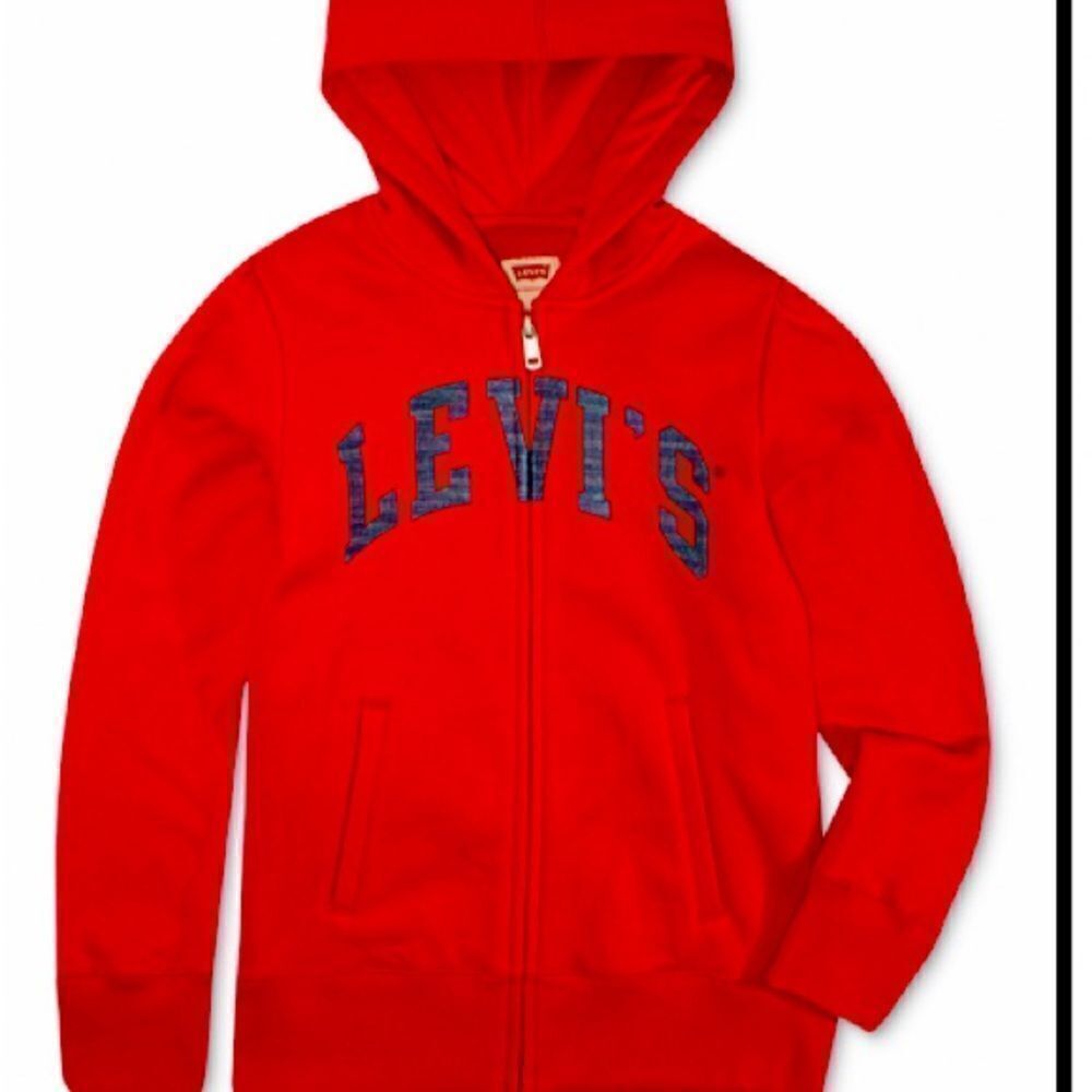 Logo red hoodie 